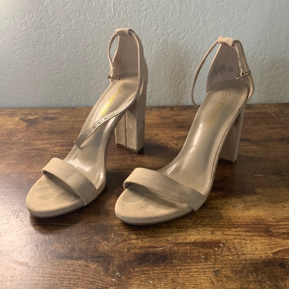 3” high heels